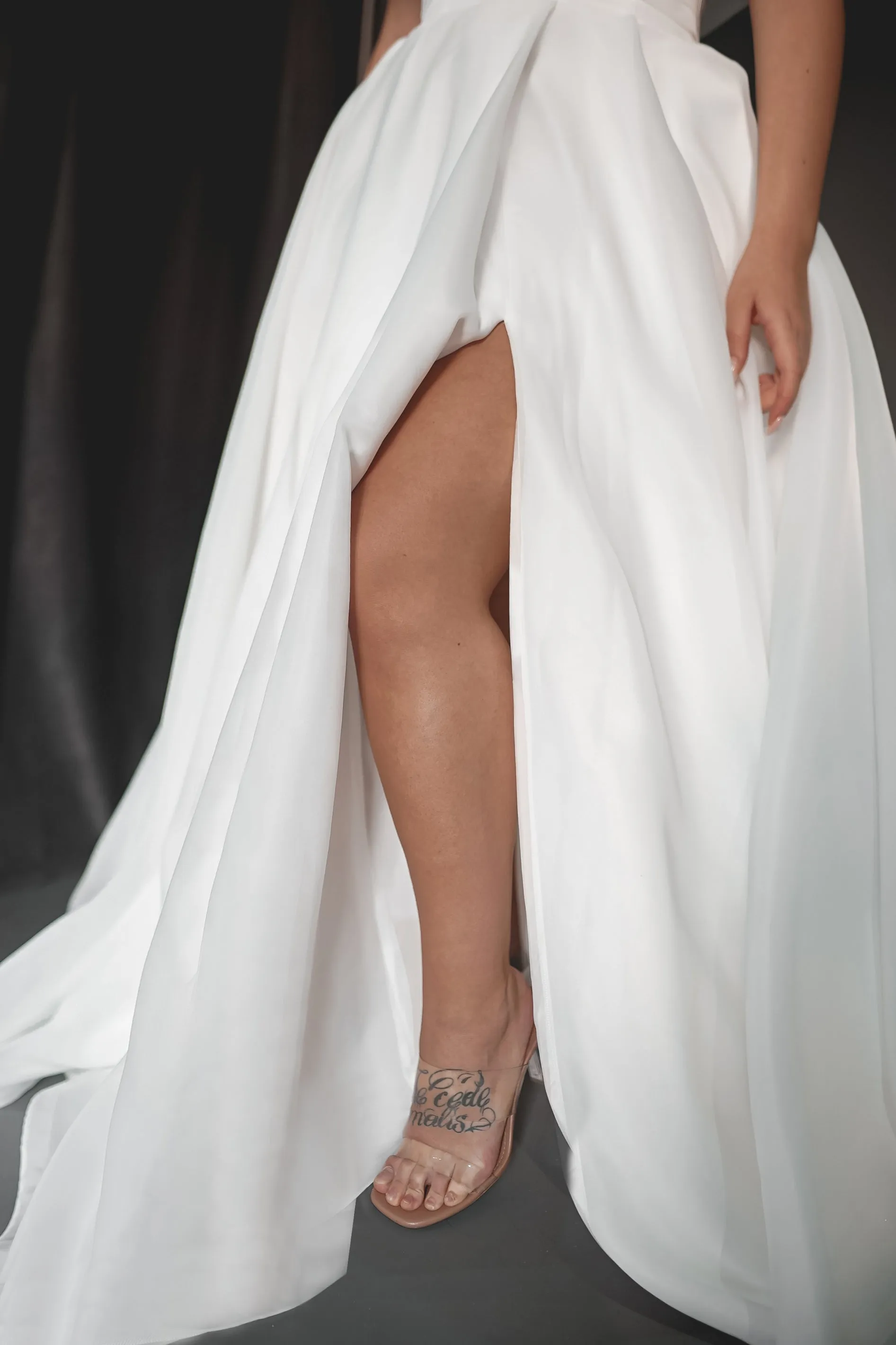 Plus Size Organza Wedding Dress Cardi sold by Olivia Bottega product image thumbnail 5