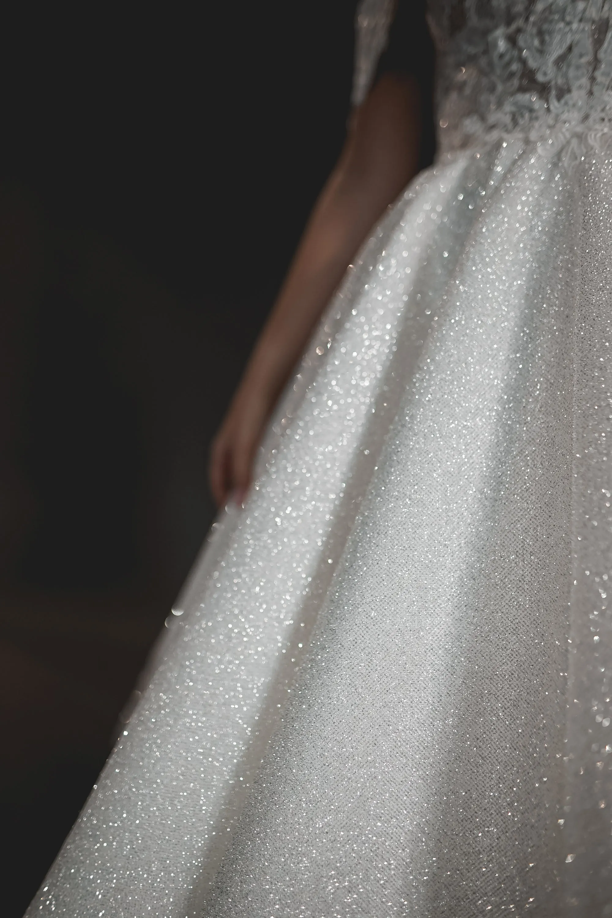 Tea Length Plus Size Lace Wedding Dress Elise sold by Olivia Bottega product image thumbnail 3