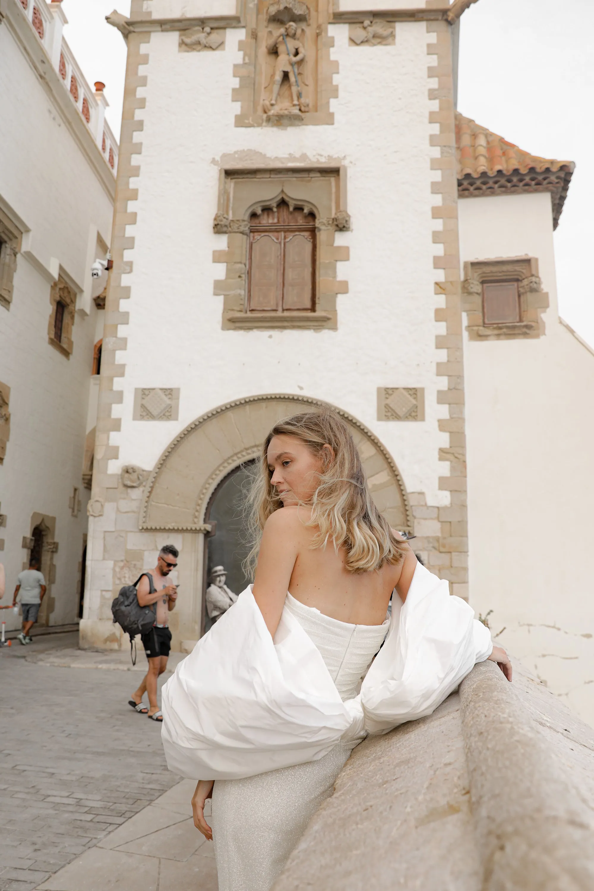 Taffeta Sleeves-Bow “Anneli” sold by Olivia Bottega product image thumbnail 2
