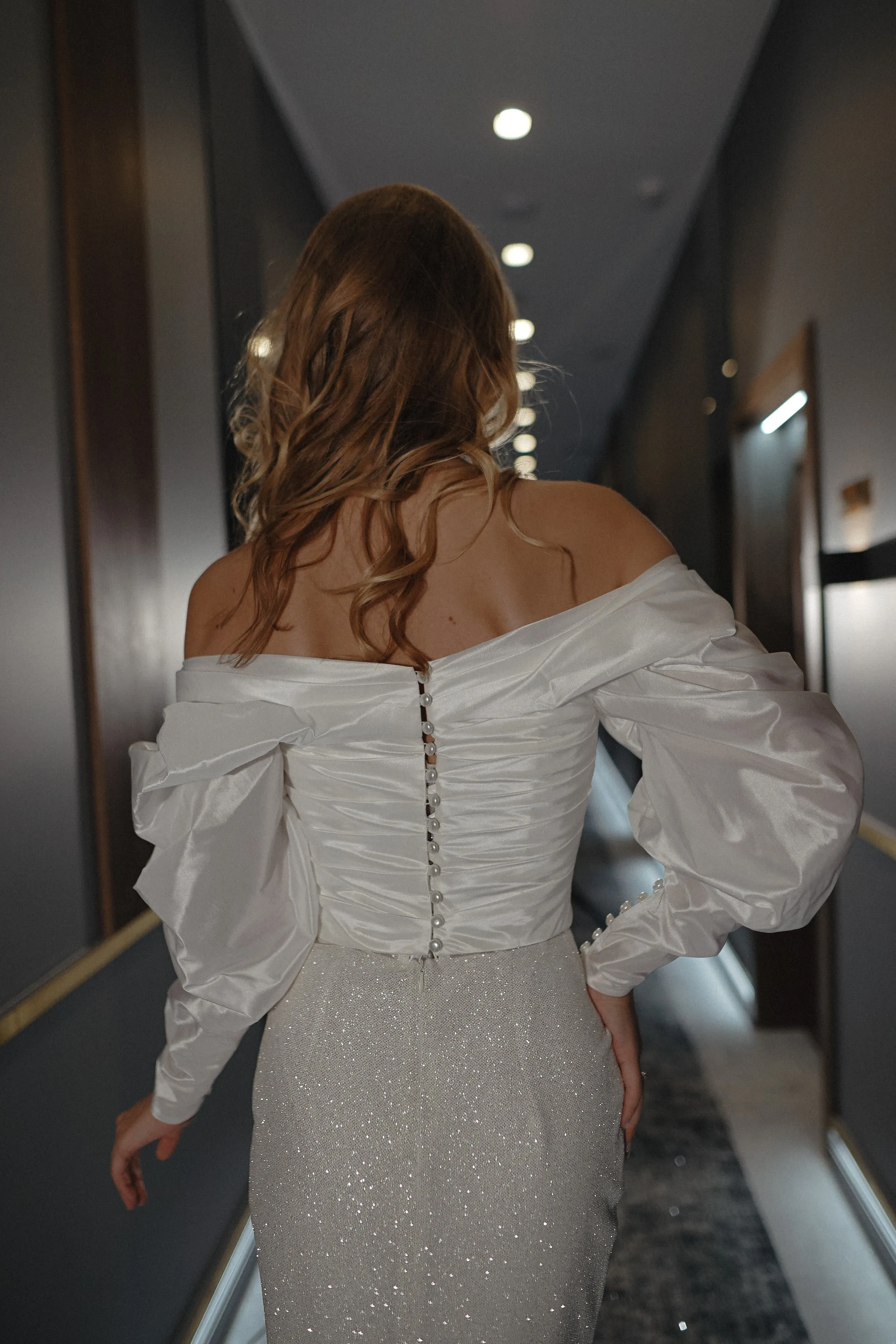 Taffeta Blouse Marthe with Long Sleeves sold by Olivia Bottega product image thumbnail 4