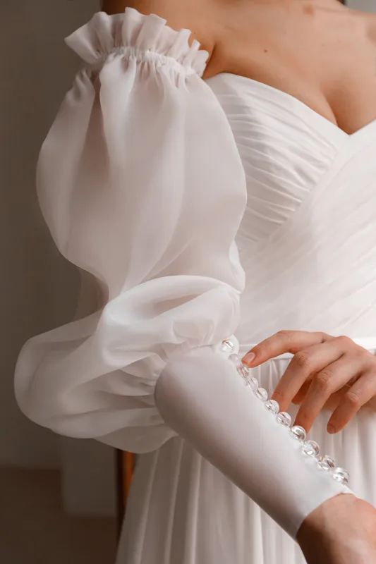 Detachable Puffy Organza Sleeves Annet sold by Olivia Bottega