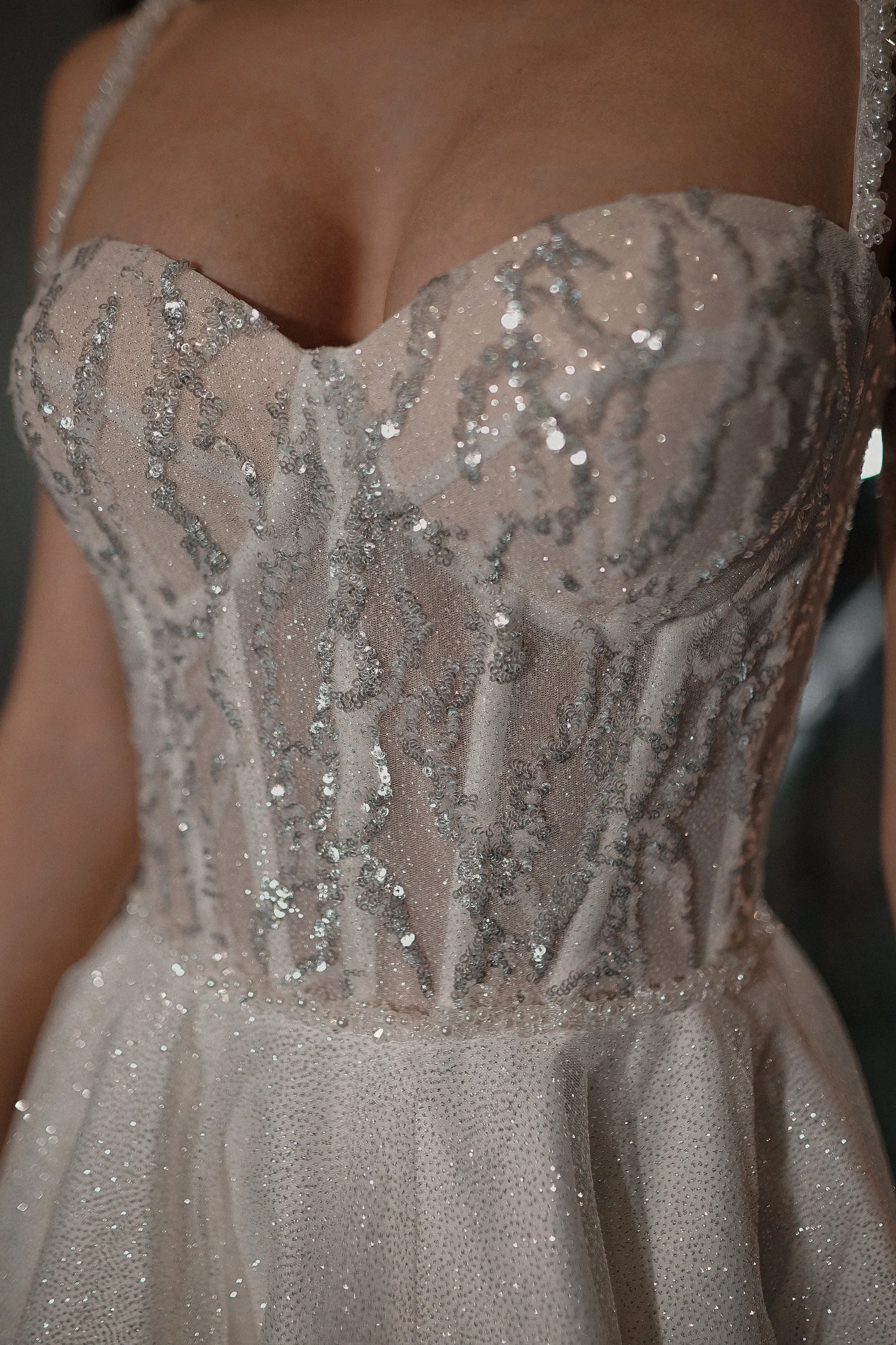 Sequin Wedding & Evening Dress Wilma sold by Olivia Bottega product image thumbnail 3