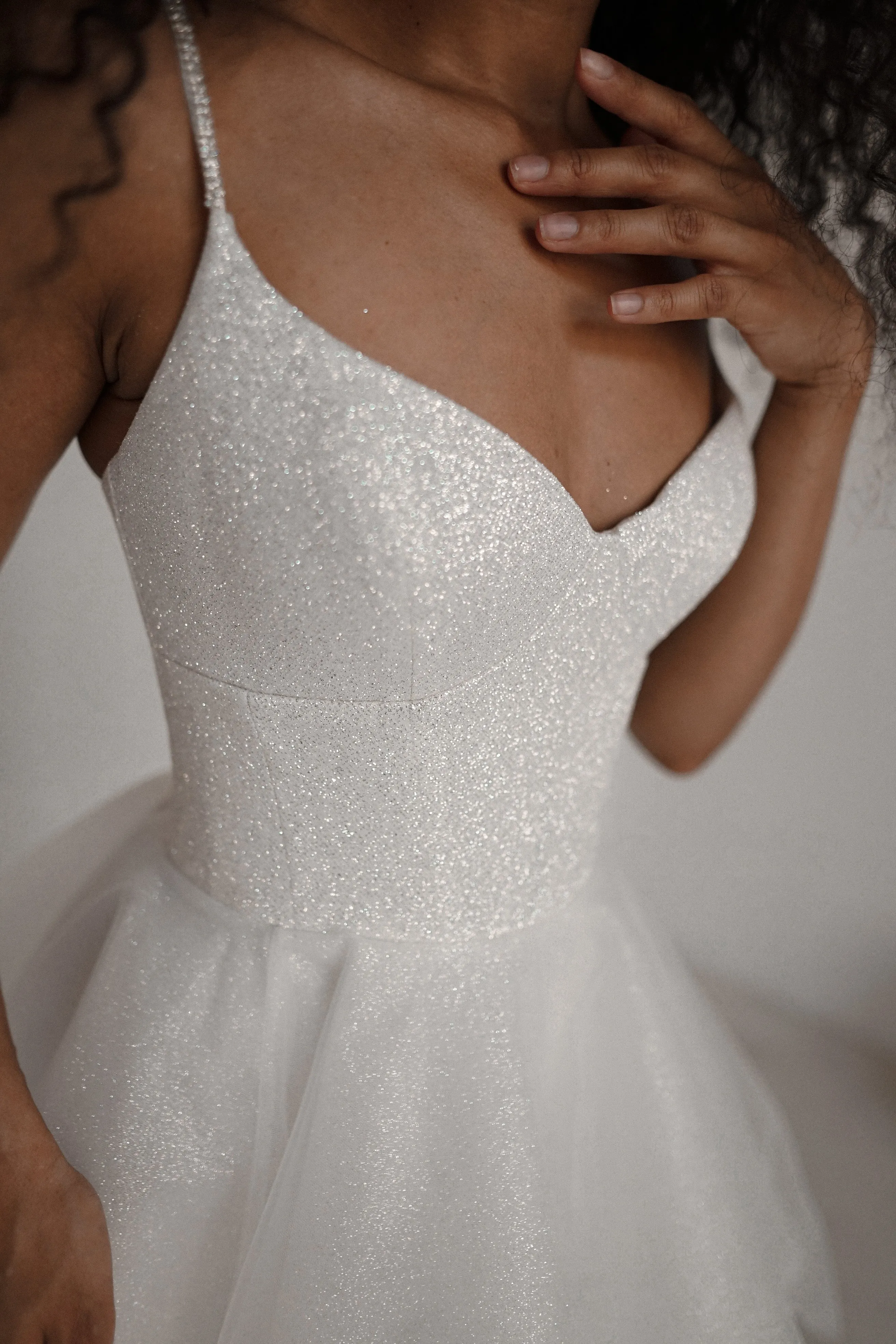 Shiny Short Wedding & Evening Dress Rakel 2 sold by Olivia Bottega product image thumbnail 5