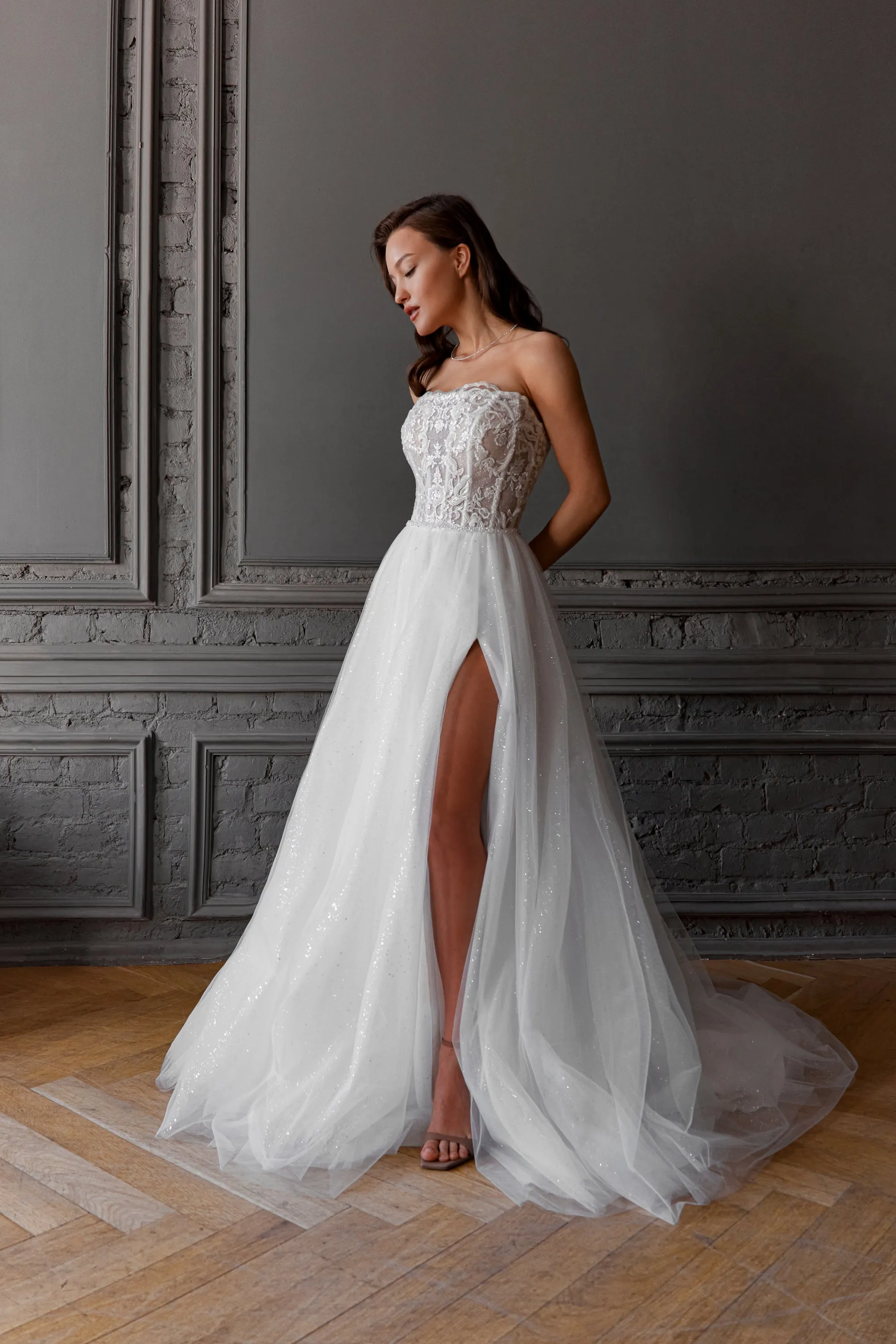 Sparkle Tulle Wedding Dress Serenity sold by Olivia Bottega product image thumbnail 3