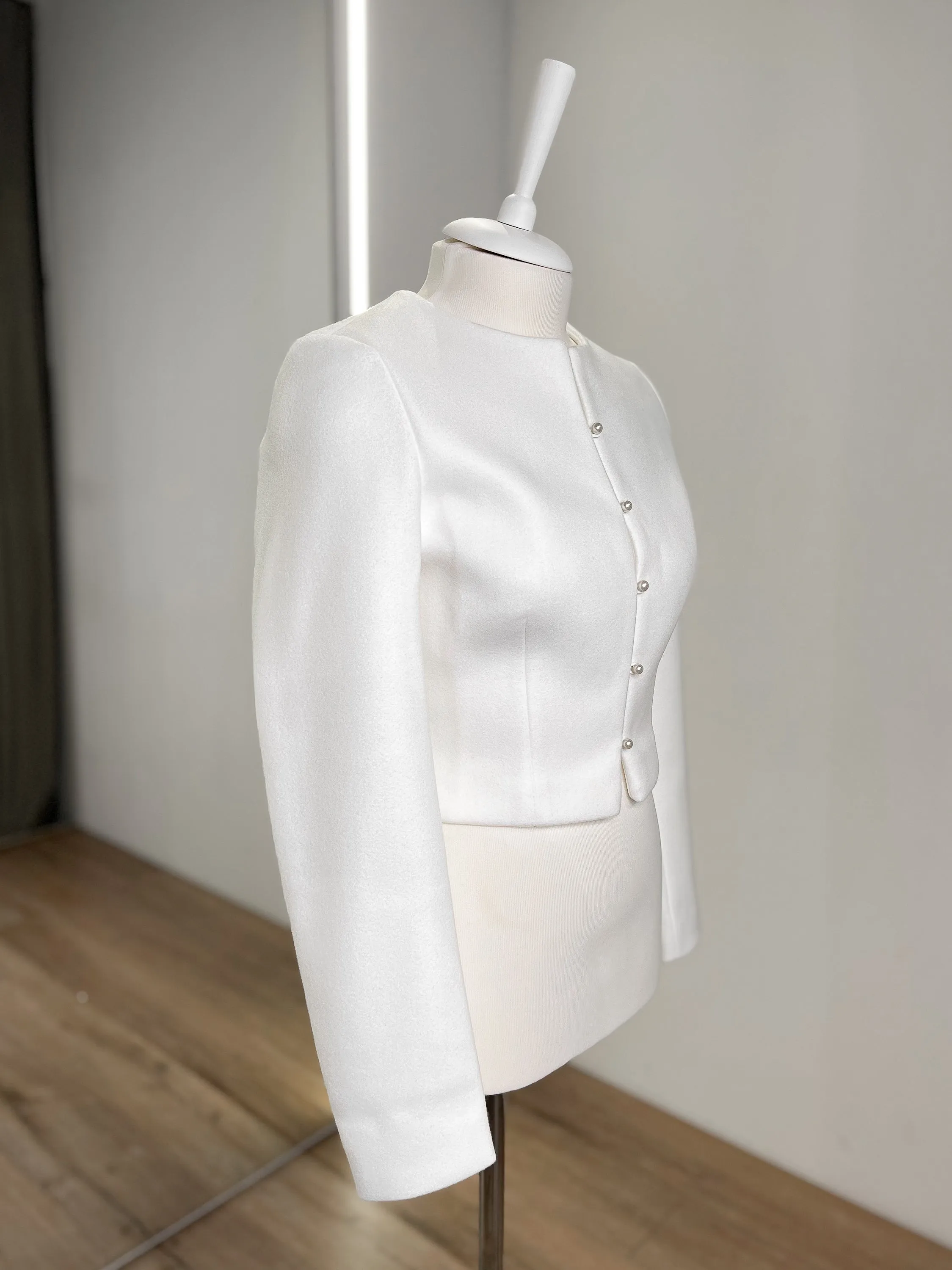 Bridal Jacket B400 | Ready-to-Ship sold by Olivia Bottega product image thumbnail 3