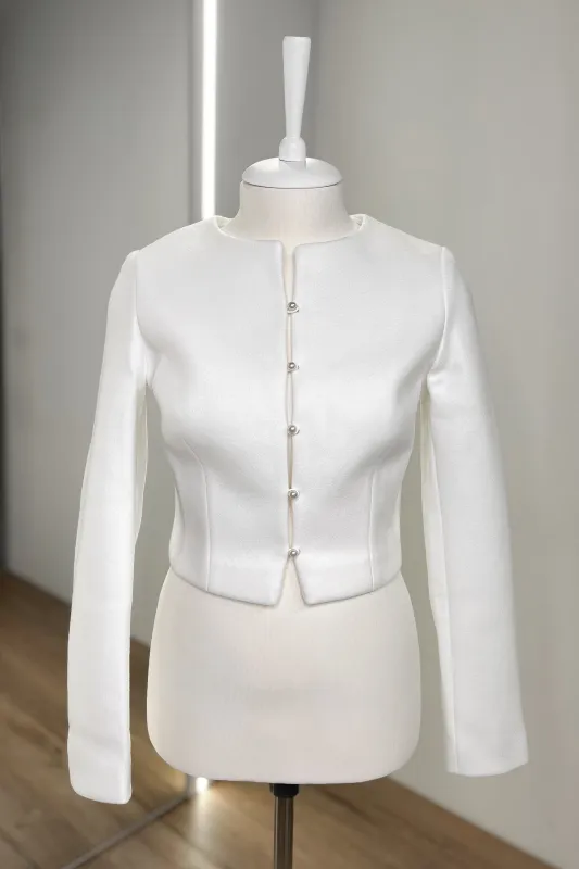 Bridal Jacket B400 | Ready-to-Ship sold by Olivia Bottega