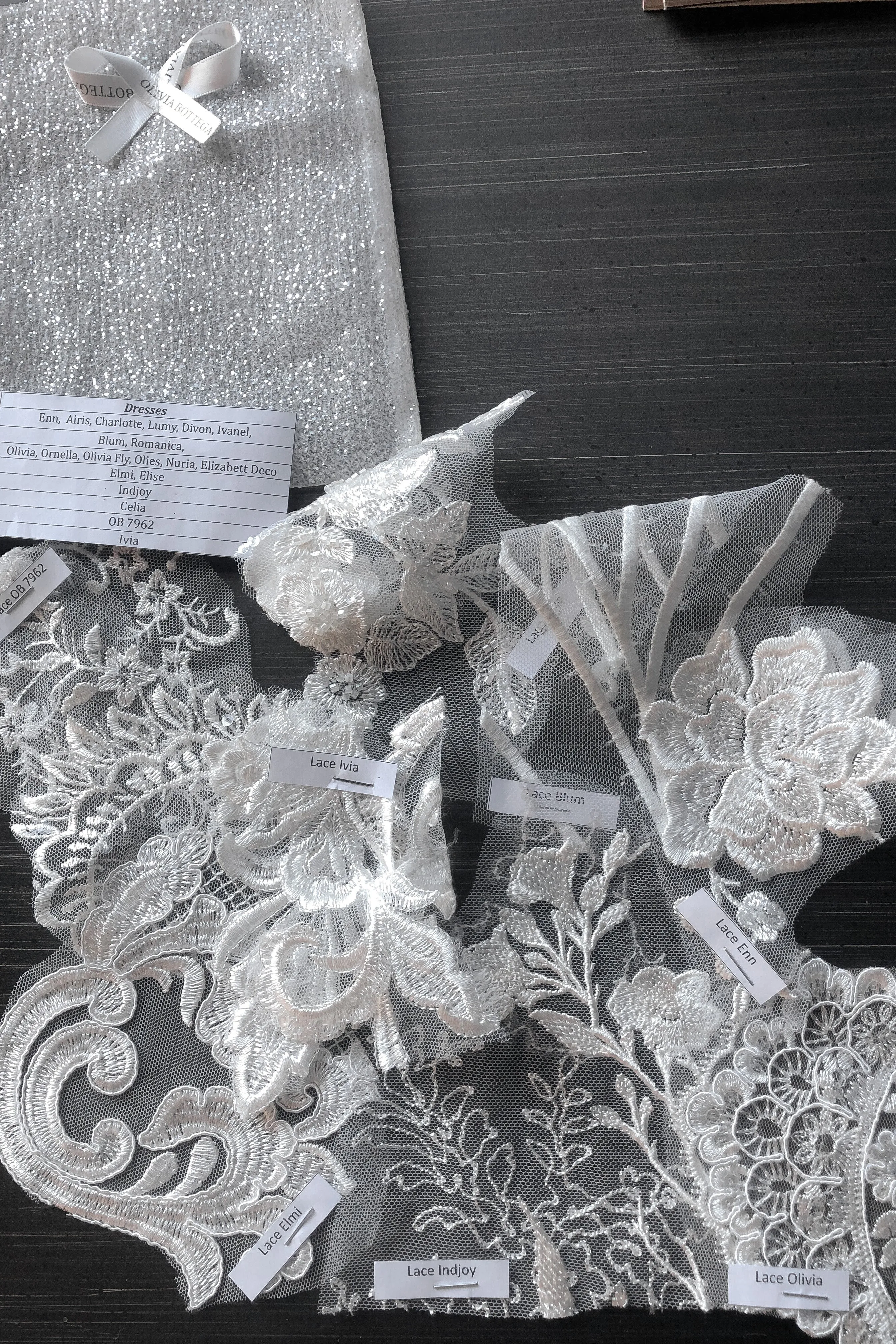 Lace | Fabric Sample sold by Olivia Bottega product image thumbnail 3