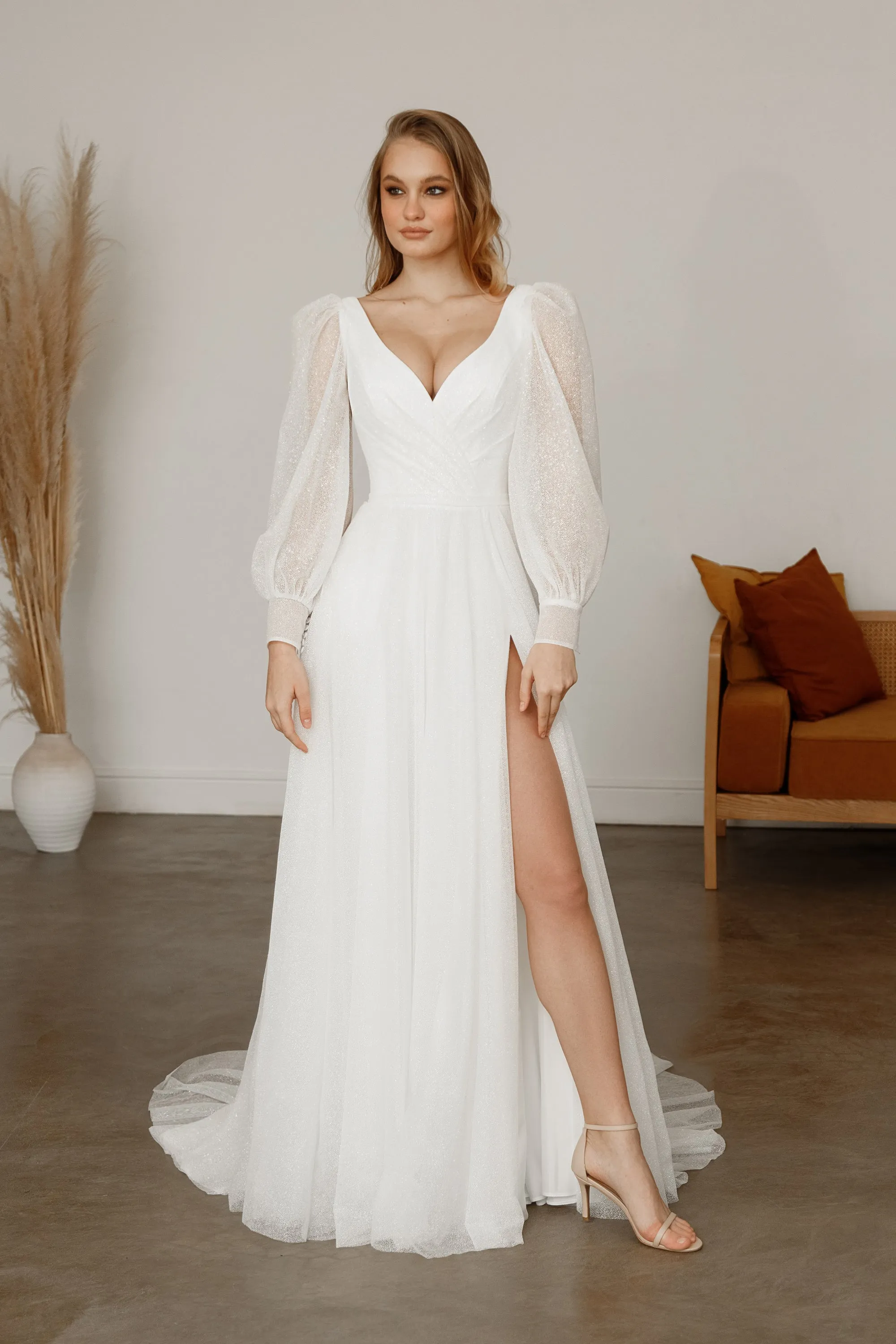 Sparkly Wedding Dress Inger | Ready-to-Ship sold by Olivia Bottega product image thumbnail 4