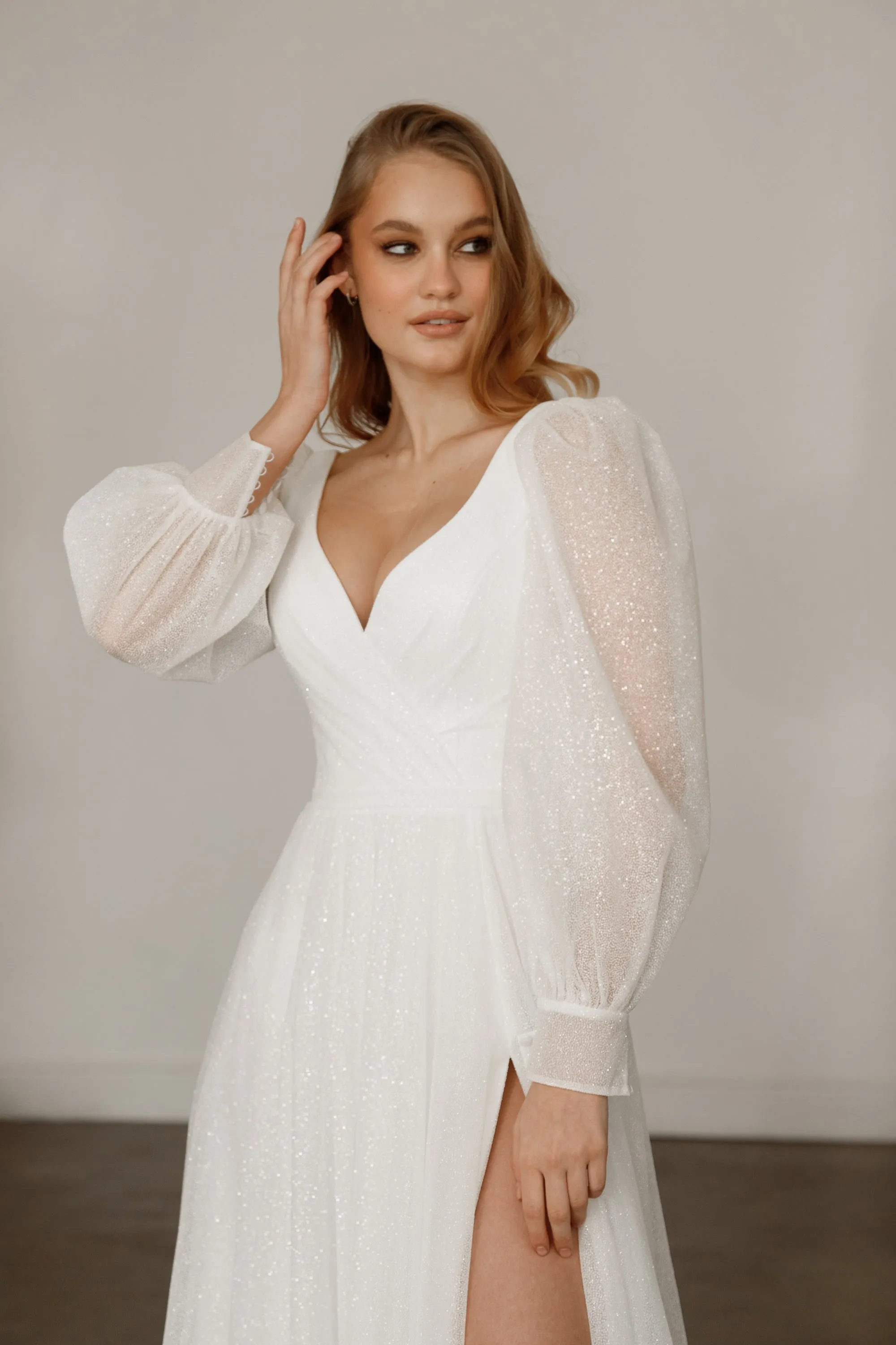 Sparkly Wedding Dress Inger | Ready-to-Ship sold by Olivia Bottega product image thumbnail 5