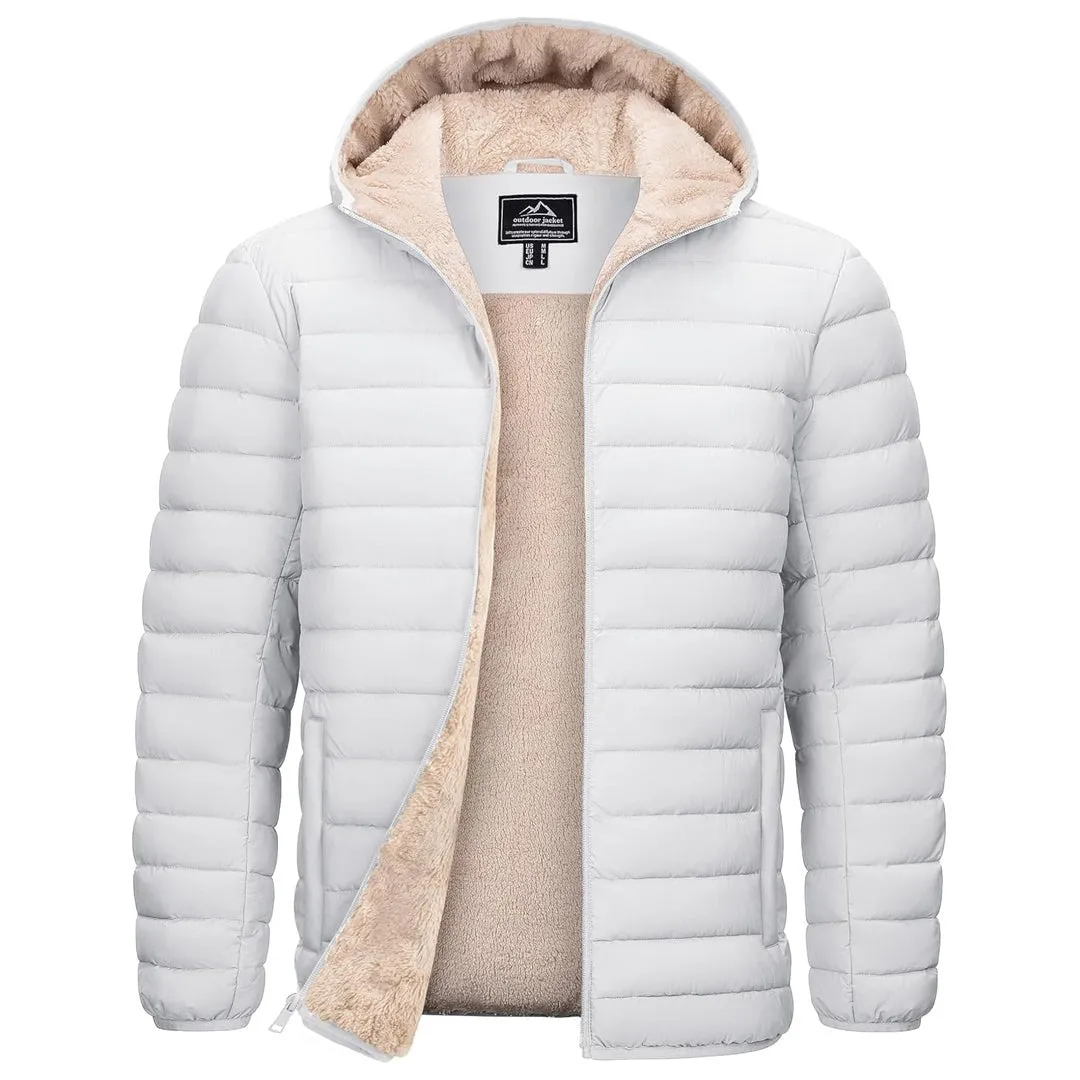 Men's Insulated Puffer Jacket Hooded Warm Winter Coat sold by Tacvasen product image thumbnail 4