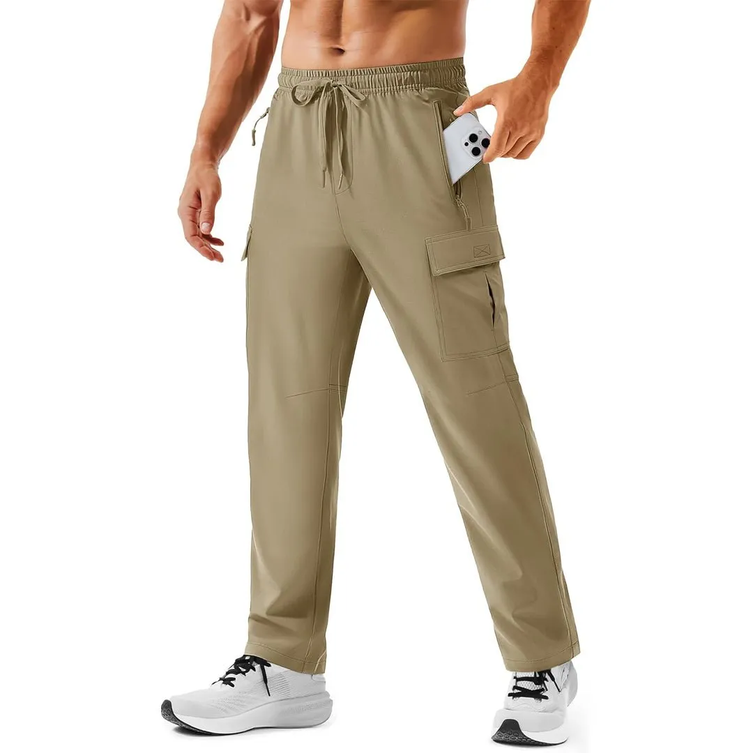 Men's Hiking Cargo Pants Quick Dry Water Resistant Pants sold by Tacvasen