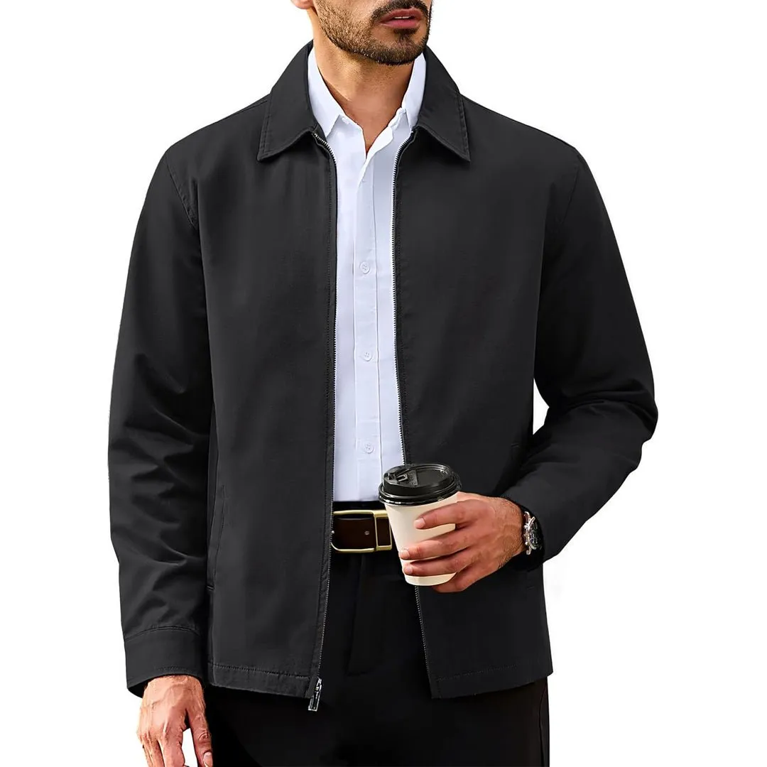 Men's Lightweight Windbreaker Jacket | 3 Pockets Cotton Coat sold by Tacvasen product image thumbnail 5
