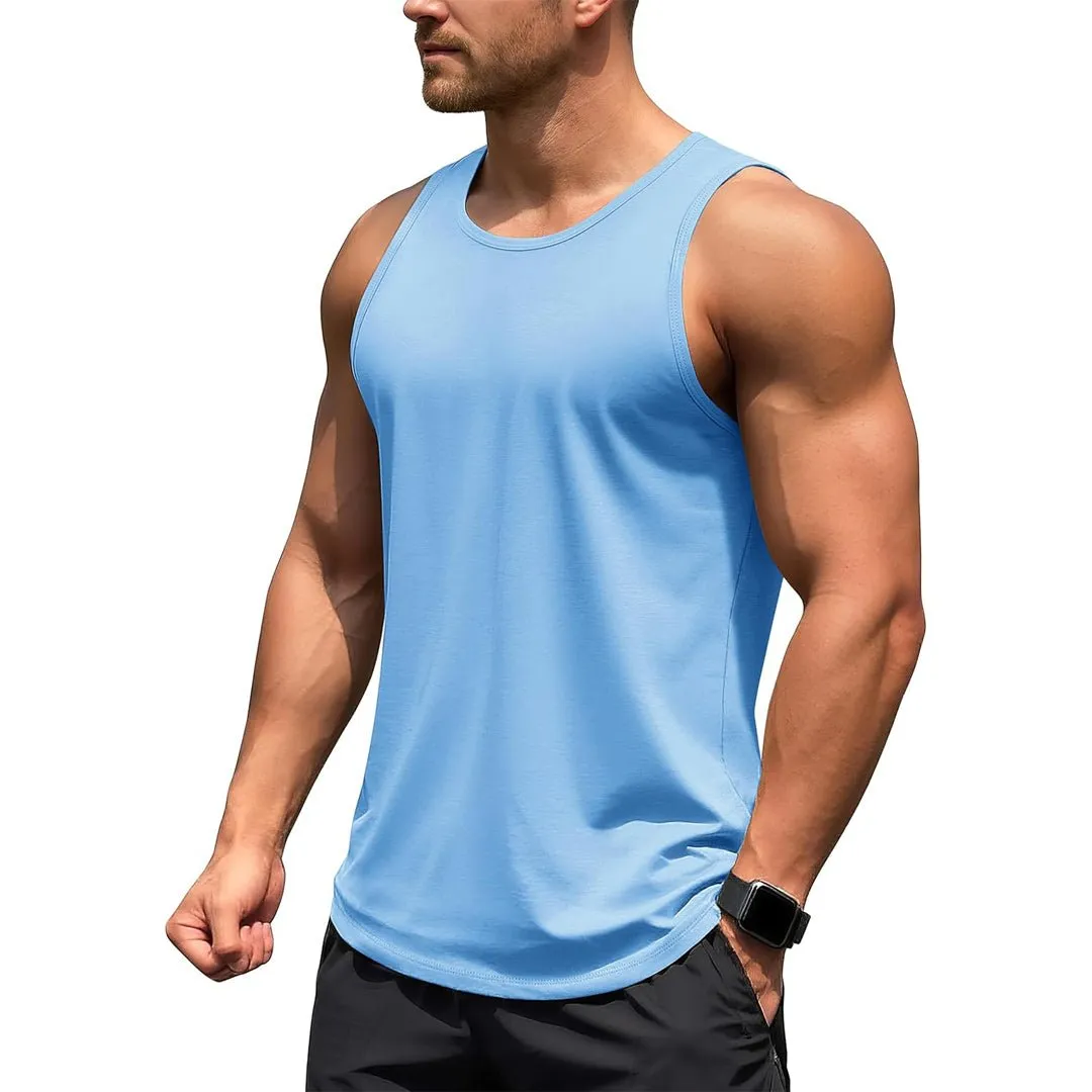 Men's UPF 50+ Quick Dry Workout & Gym Tank Top sold by Tacvasen
