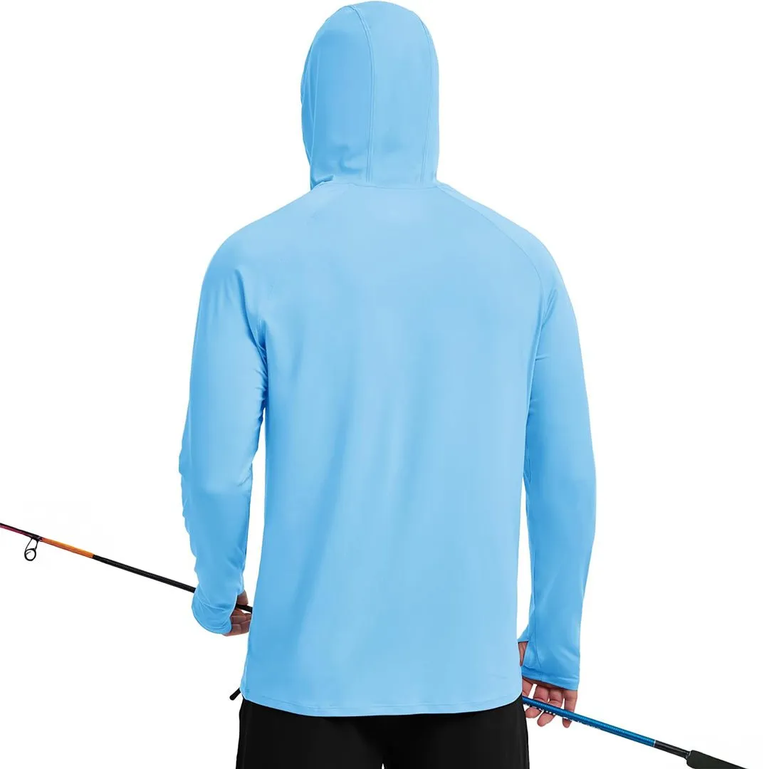 Quarter Zip UPF 50+ Sun Protection Hoodie Shirts sold by Tacvasen product image thumbnail 3