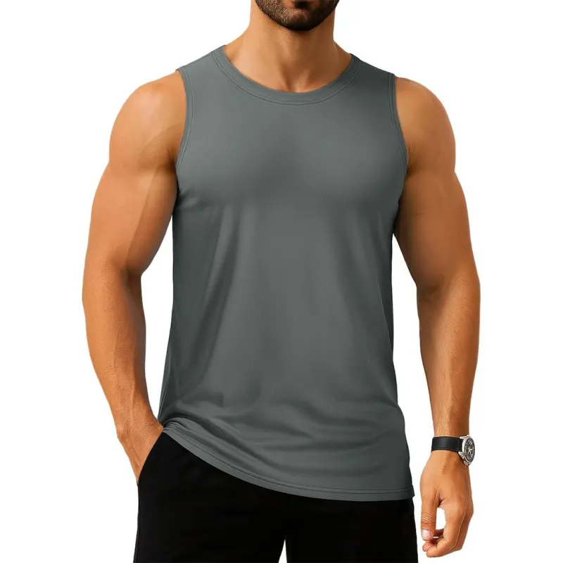 Men's Athletic Tank Top Rash Guard for Gym & Outdoors made by Tacvasen