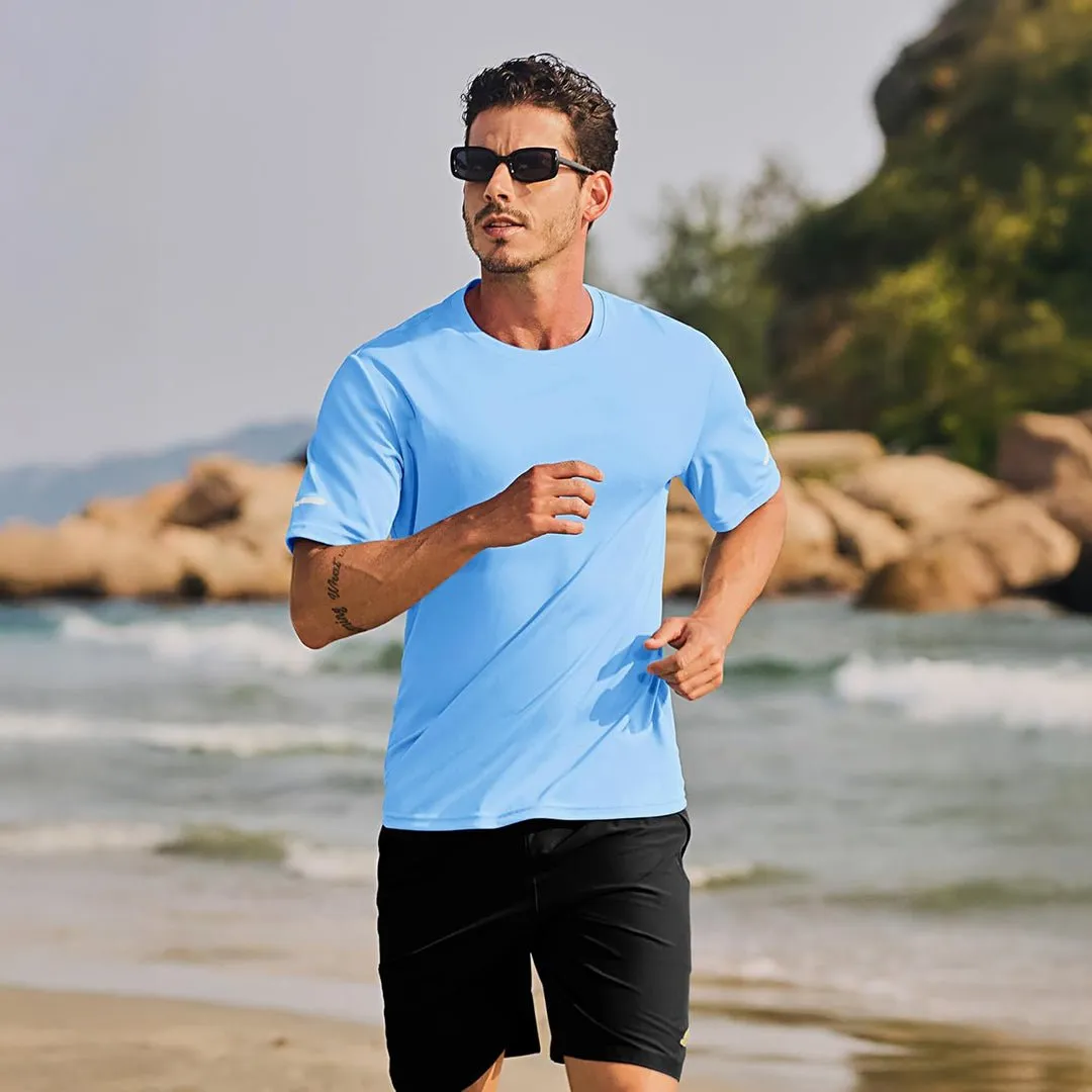 Men's UPF 50+ Shirt Short Sleeve Sweat-Wicking Tee sold by Tacvasen product image thumbnail 2