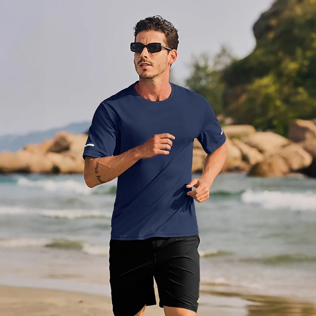 Men's UPF 50+ Shirt Short Sleeve Sweat-Wicking Tee sold by Tacvasen product image thumbnail 4