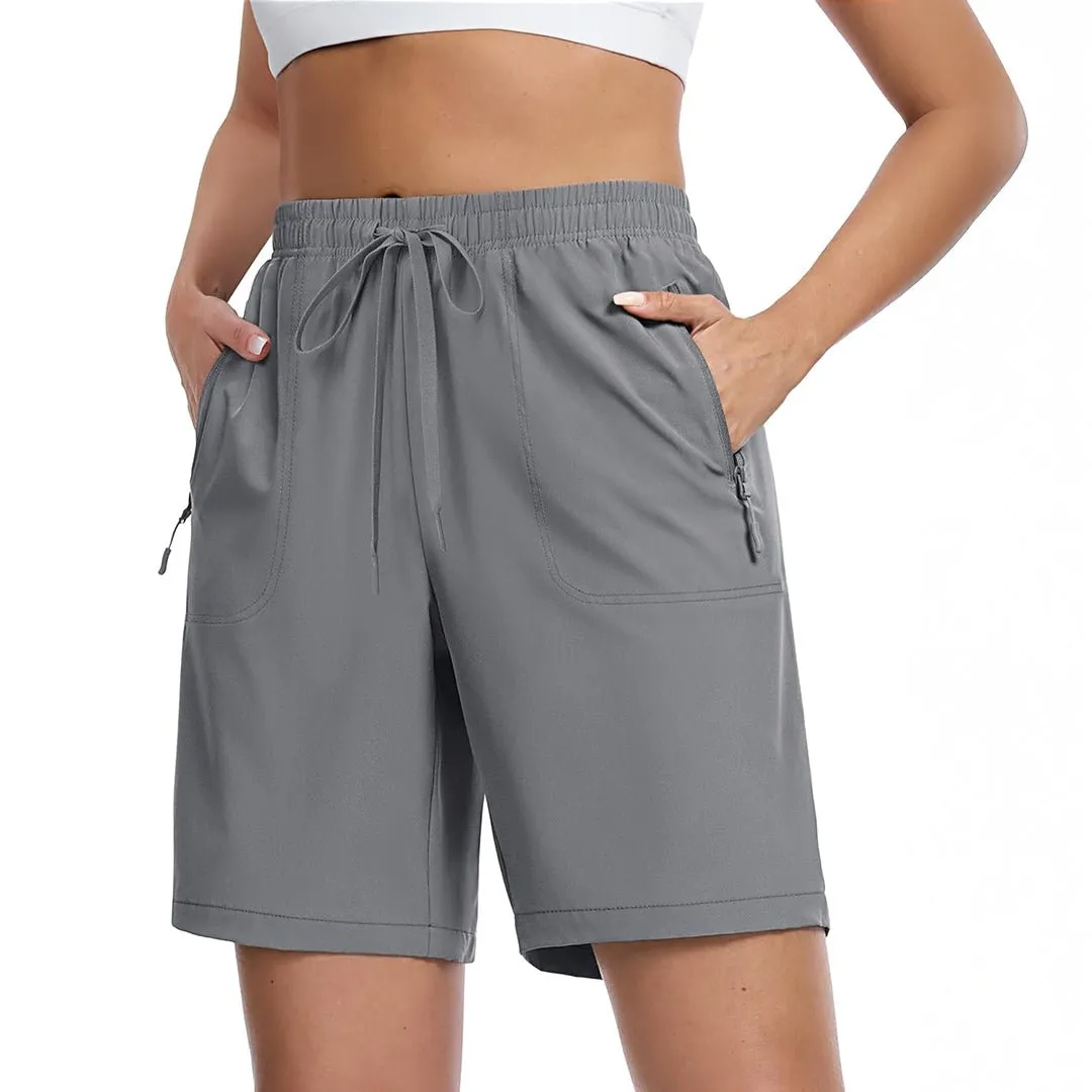 Women's Lightweight Hiking Shorts Quick Dry with Pockets sold by Tacvasen