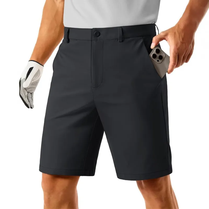 Men's Golf Quick Dry Casual Flat Front Shorts with 4 Pockets sold by Tacvasen