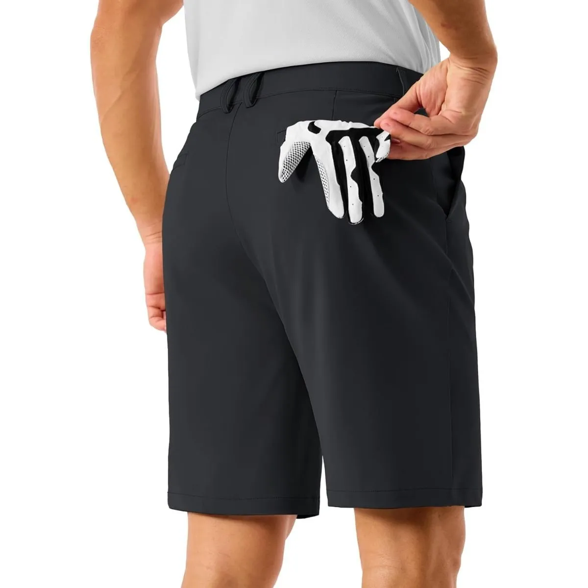 Men's Golf Quick Dry Casual Flat Front Shorts with 4 Pockets sold by Tacvasen product image thumbnail 3