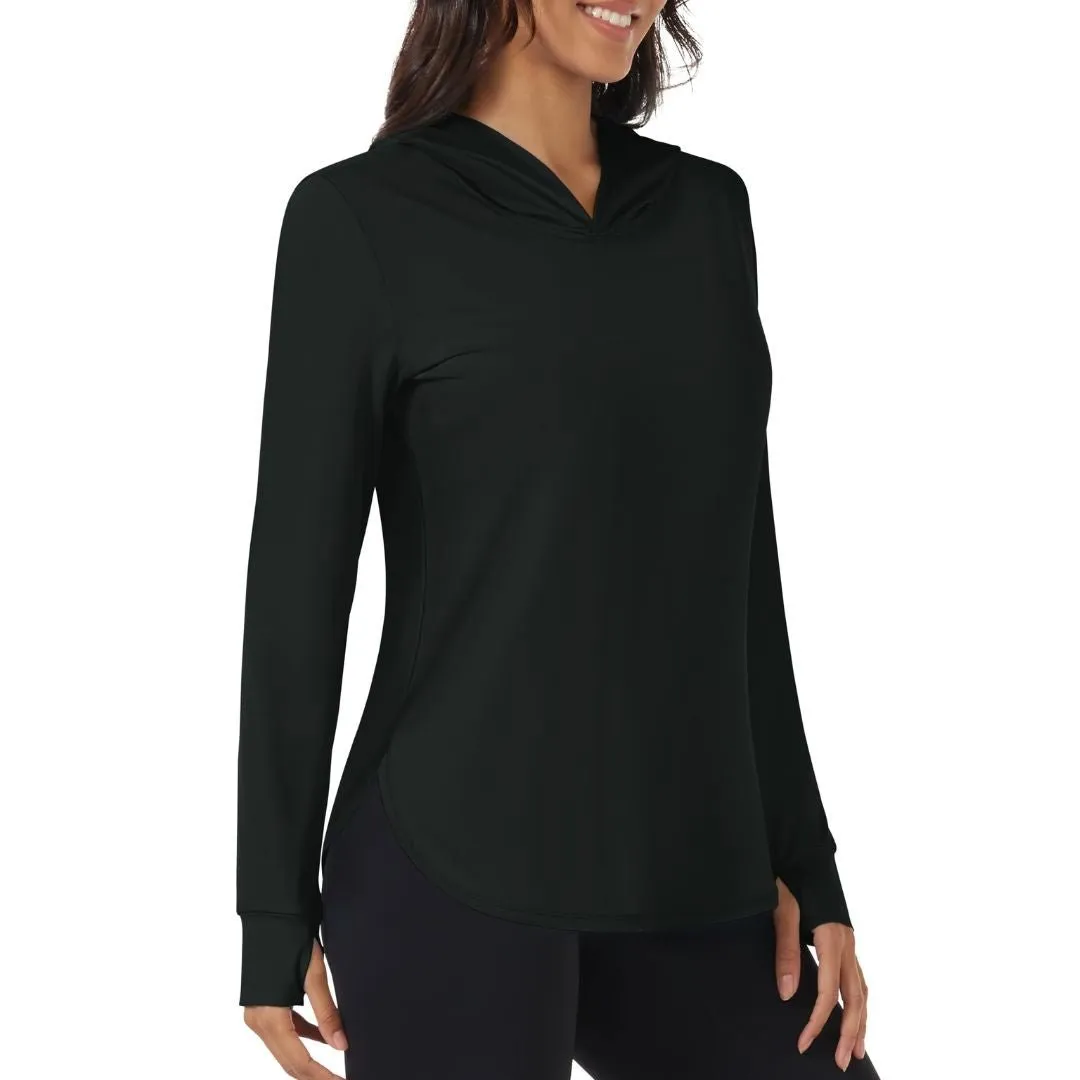 Women's UPF 80+ Sun Protection Nuit Nuit Hoodie Hiking UV Shirt sold by Tacvasen product image thumbnail 3