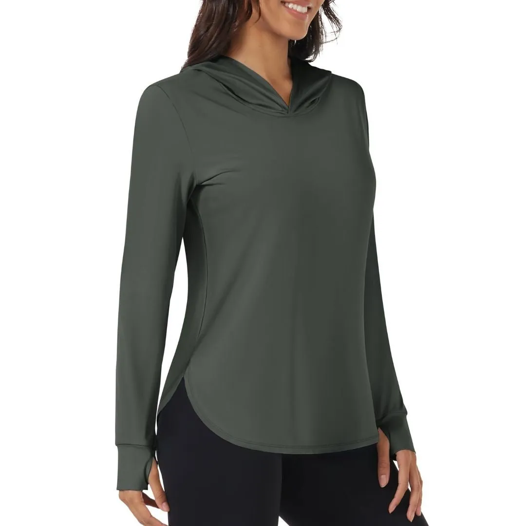 Women's UPF 80+ Sun Protection Nuit Nuit Hoodie Hiking UV Shirt sold by Tacvasen product image thumbnail 5