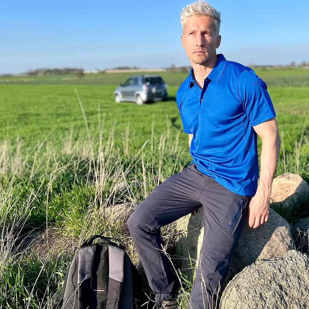 Men's Quick Dry Water Resistant 8 Pockets Cargo Hiking Pants sold by Tacvasen product image thumbnail 3