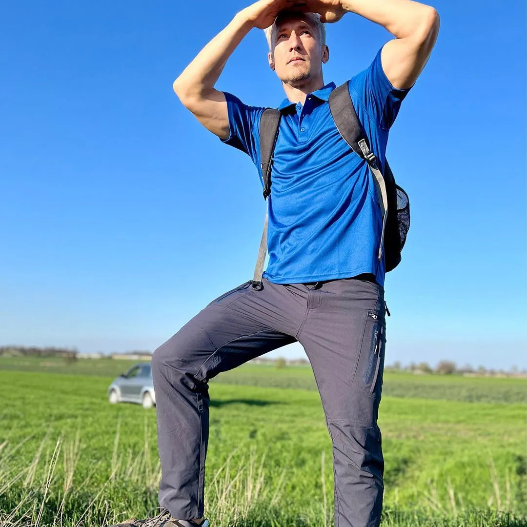 Men's Quick Dry Water Resistant 8 Pockets Cargo Hiking Pants sold by Tacvasen product image thumbnail 4