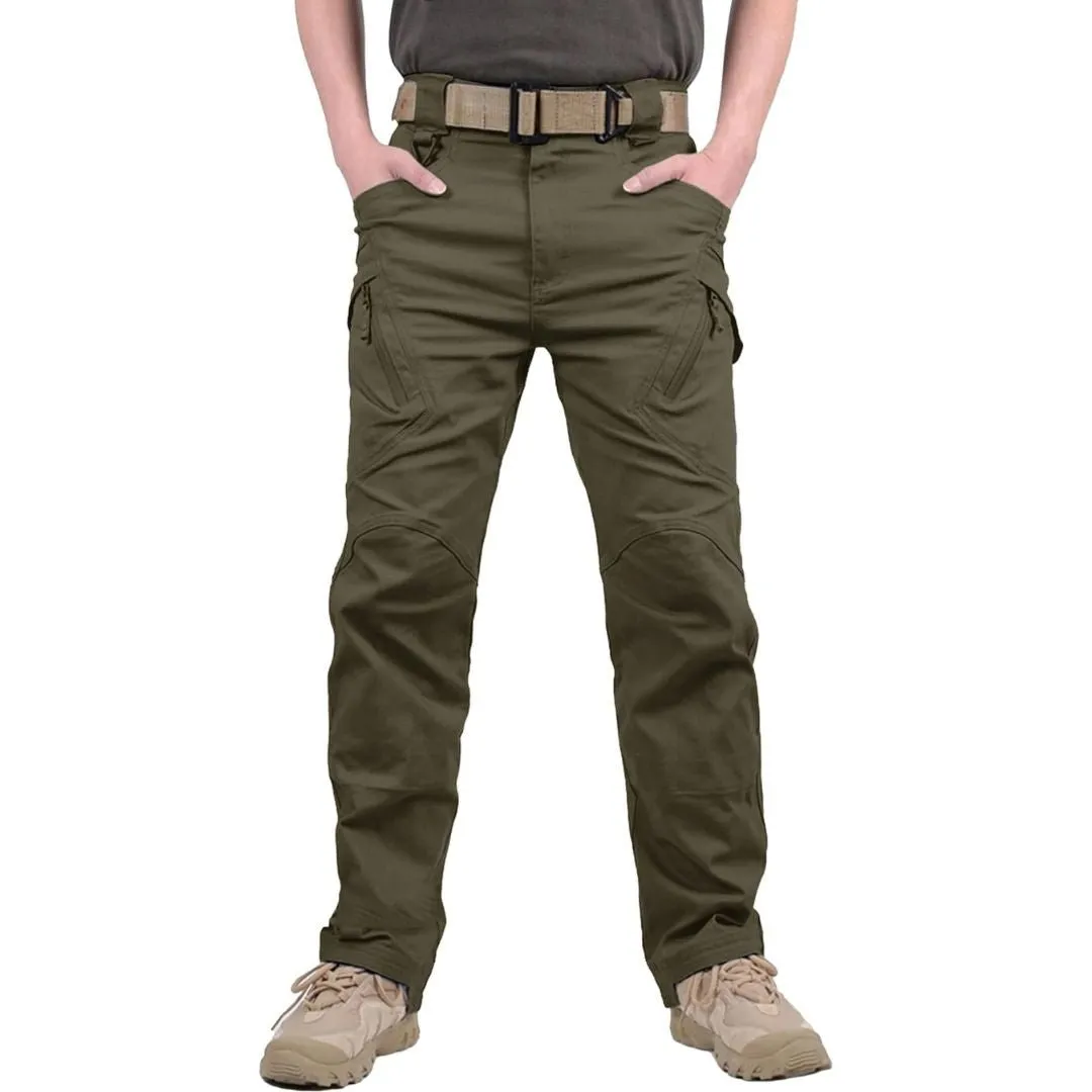 Men's Tactical Cargo Pants Lightweight Stretch Cotton 9 Pockets Outdoor sold by Tacvasen product image thumbnail 4
