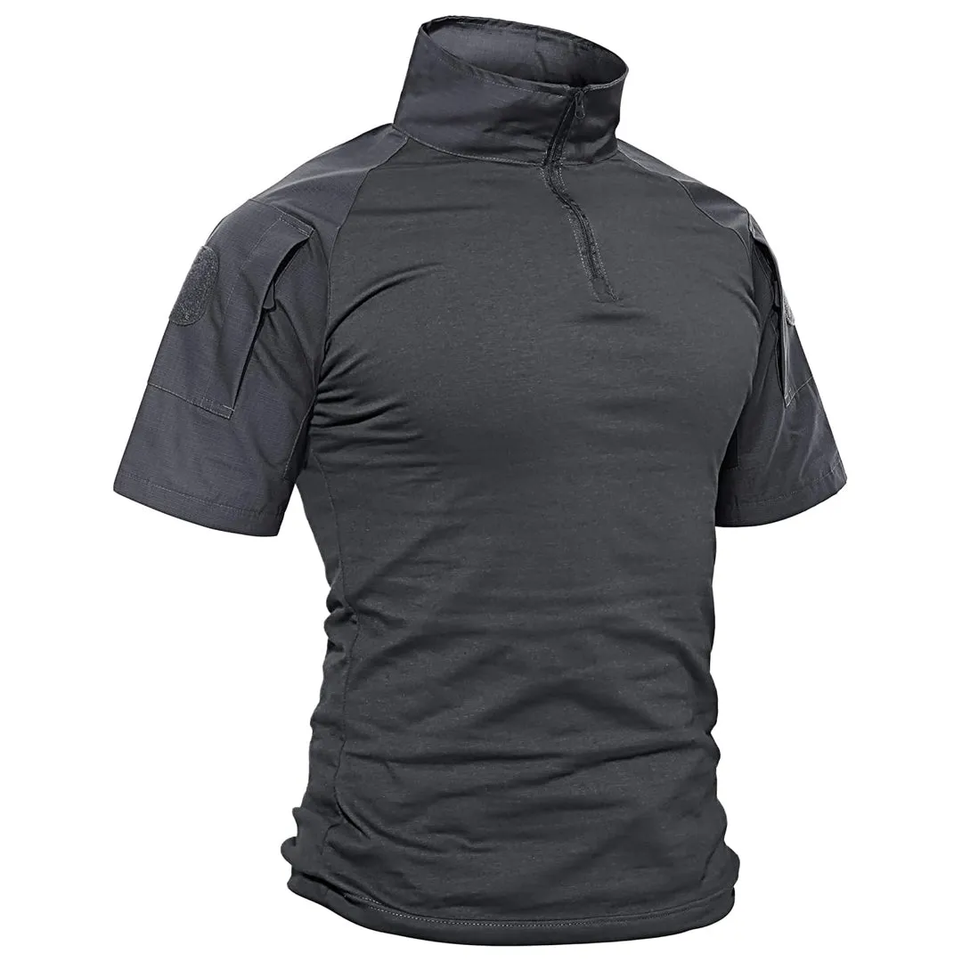 Men's Tactical Combat Shirt Ripstop Performance Tee sold by Tacvasen product image thumbnail 4