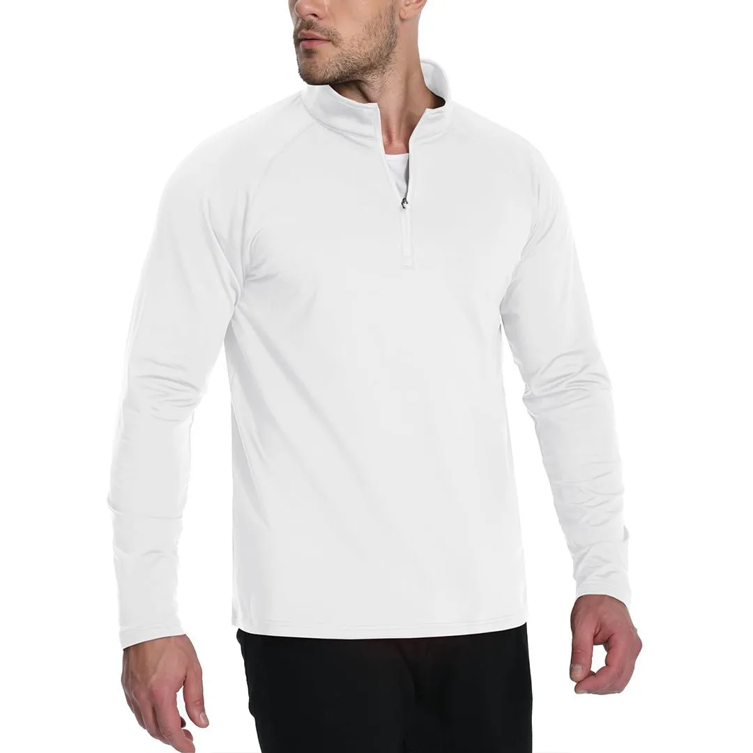 Men's 1/4 Zip Athletic Pullover Fleece Lined Sweatshirts sold by Tacvasen product image thumbnail 5