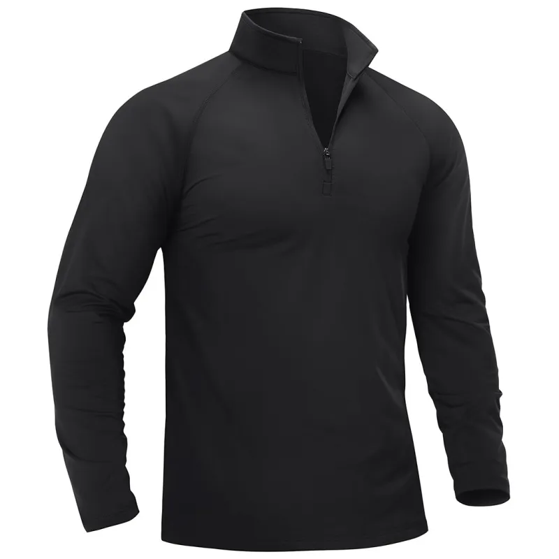 Men's 1/4 Zip Athletic Pullover Fleece Lined Sweatshirts sold by Tacvasen