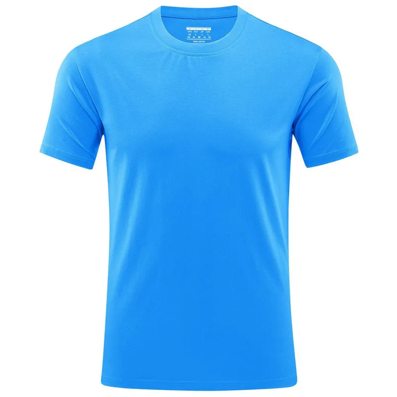 Men's Casual Crew Neck Cotton T-Shirt sold by Tacvasen