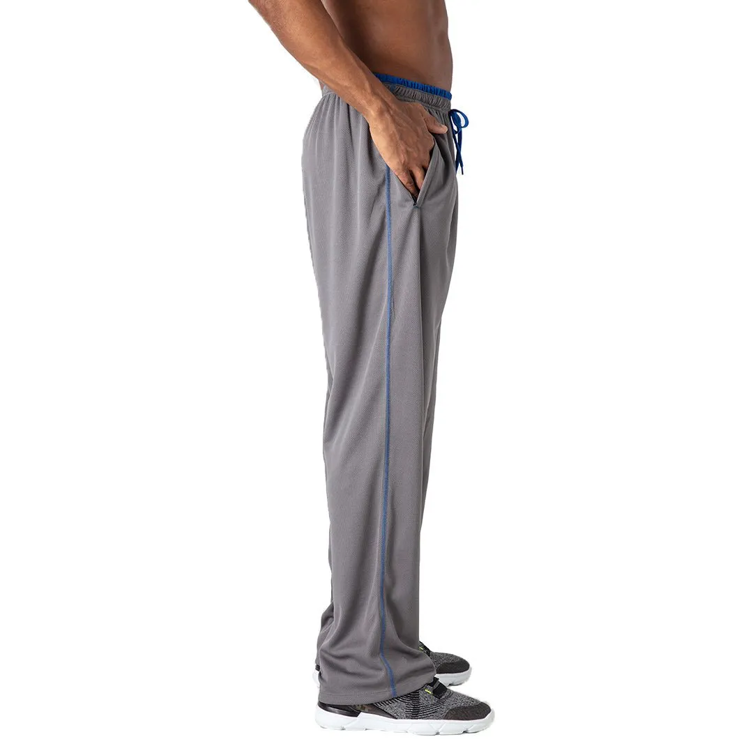 Men's Casual Open Bottom Mesh Sweatpants with Pockets sold by Tacvasen product image thumbnail 4