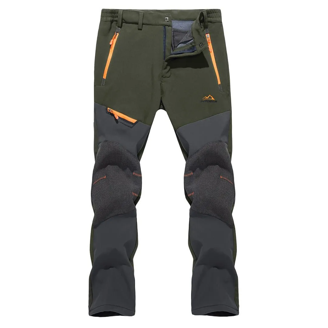Men's Snow Hiking Water-Resistant Ski Fleece Lined Pants sold by Tacvasen product image thumbnail 5