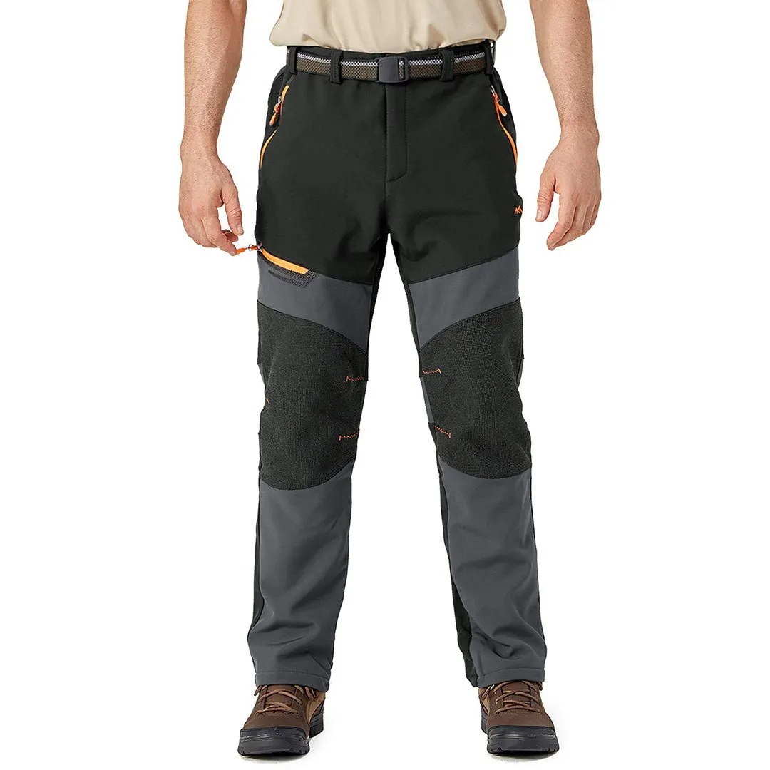 Men's Snow Hiking Water-Resistant Ski Fleece Lined Pants sold by Tacvasen product image thumbnail 2