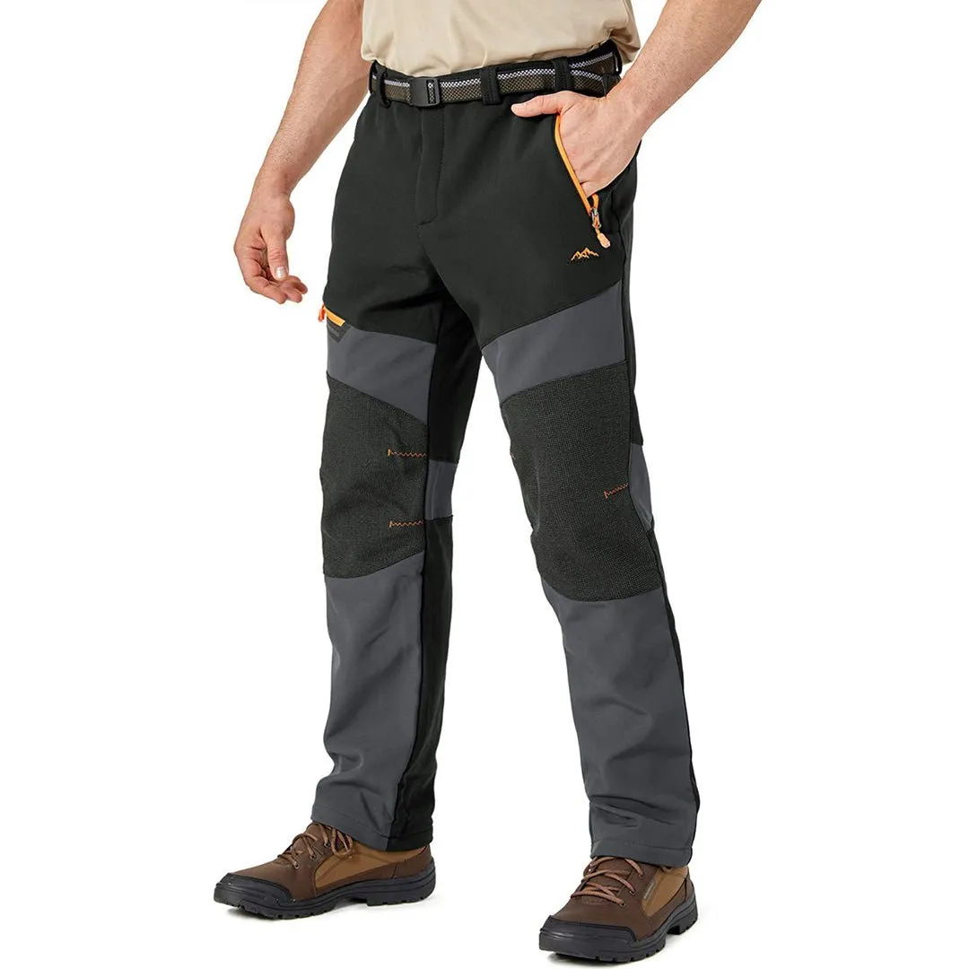 Men's Snow Hiking Water-Resistant Ski Fleece Lined Pants sold by Tacvasen product image thumbnail 3