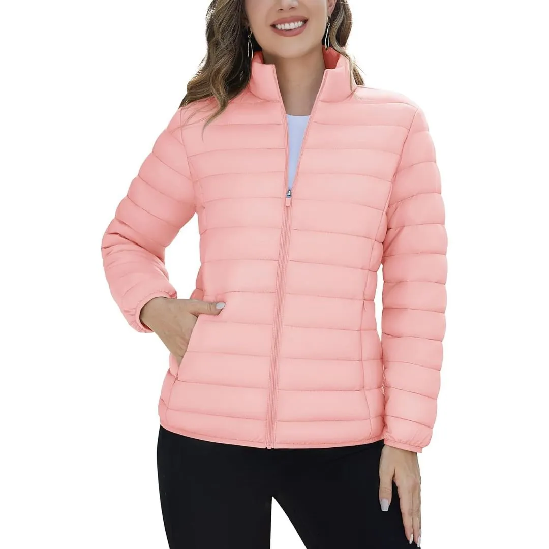 Women's Quilted Puffer Jacket Lightweight Warm Coat sold by Tacvasen product image thumbnail 3