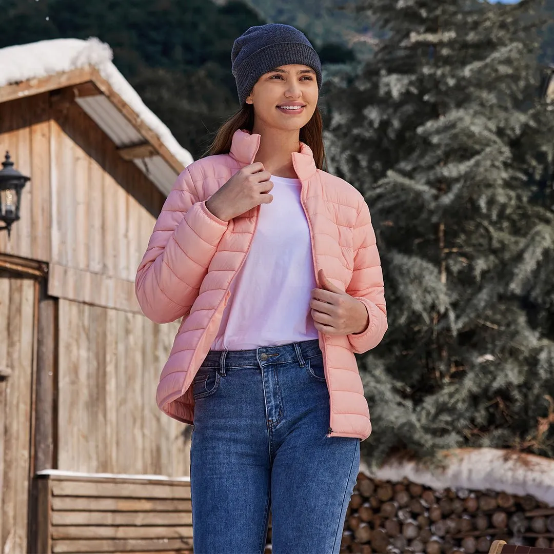 Women's Quilted Puffer Jacket Lightweight Warm Coat sold by Tacvasen product image thumbnail 4