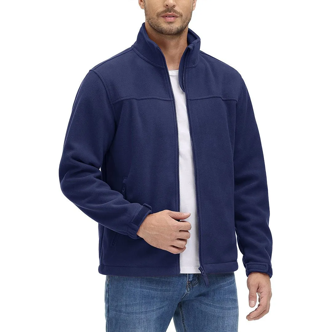 Men's Lightweight Full Zip Casual Fleece Jacket sold by Tacvasen product image thumbnail 5