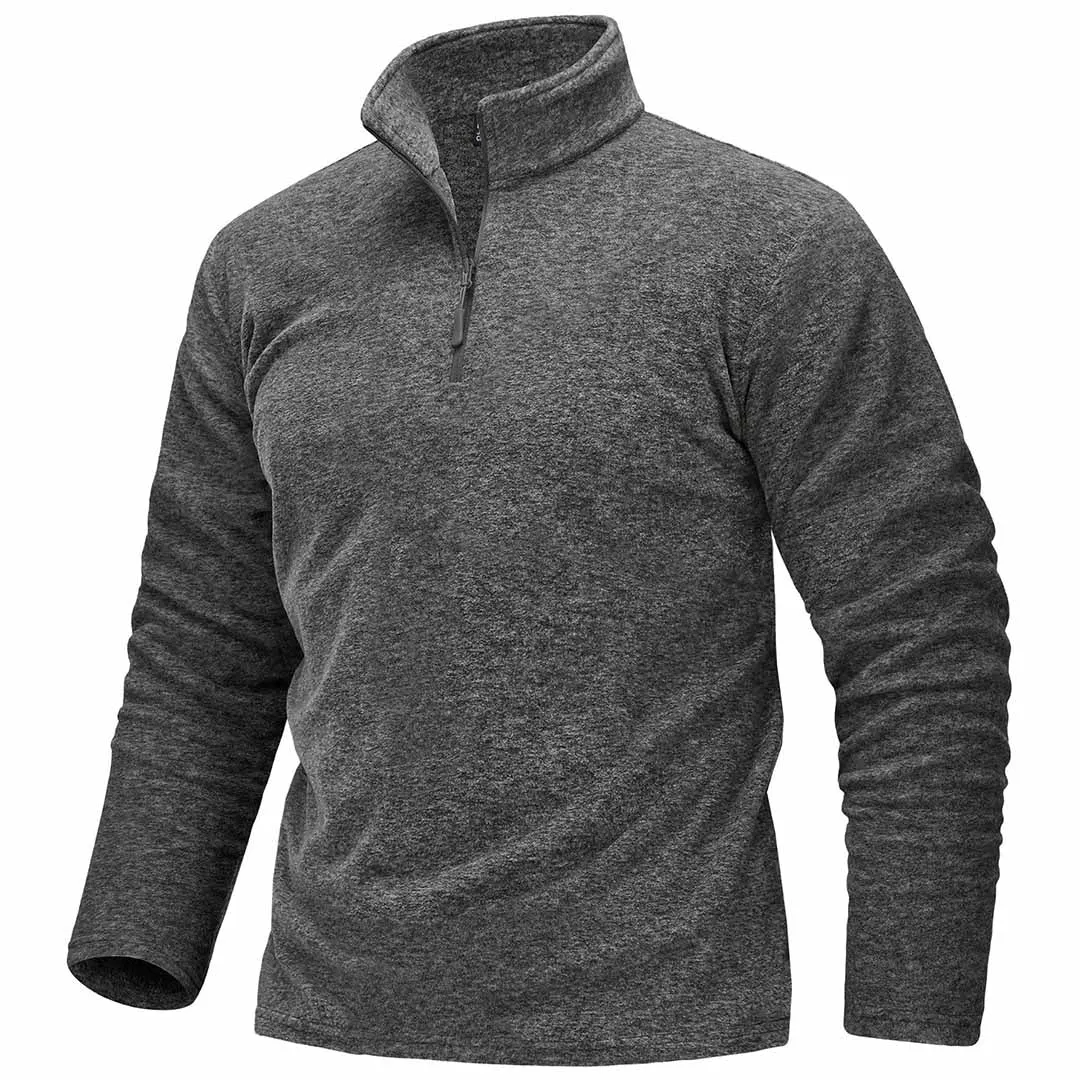 Men's 1/4 Zip Fleece Athletic Pullover Sweatshirts sold by Tacvasen product image thumbnail 5