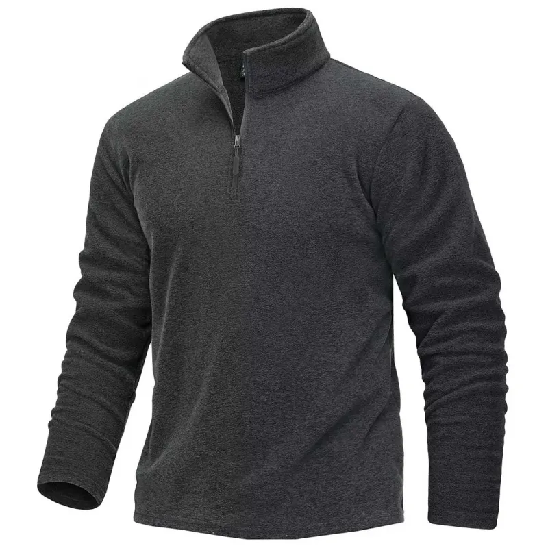 Men's 1/4 Zip Fleece Athletic Pullover Sweatshirts sold by Tacvasen