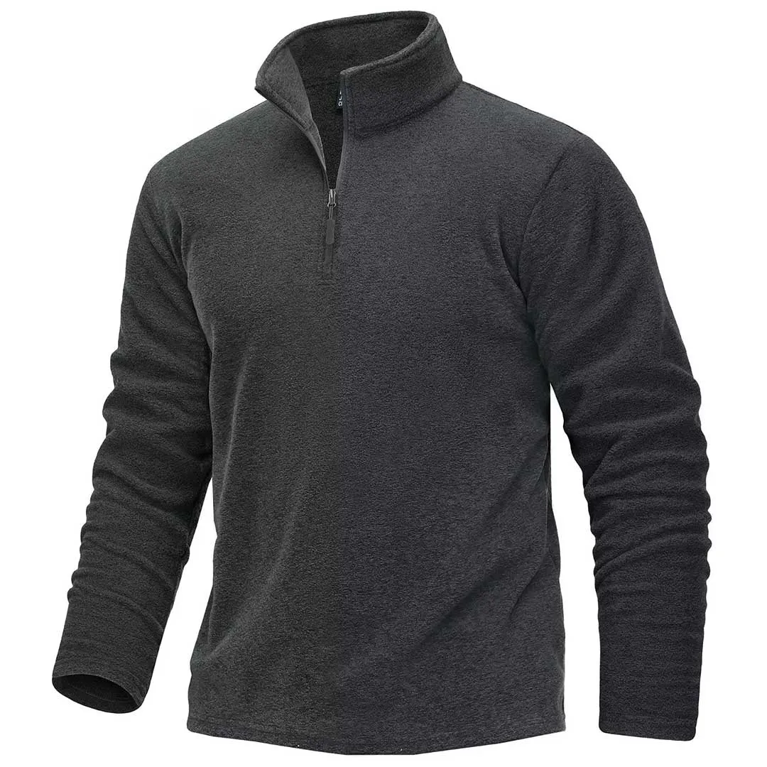 Men's 1/4 Zip Fleece Athletic Pullover Sweatshirts sold by Tacvasen