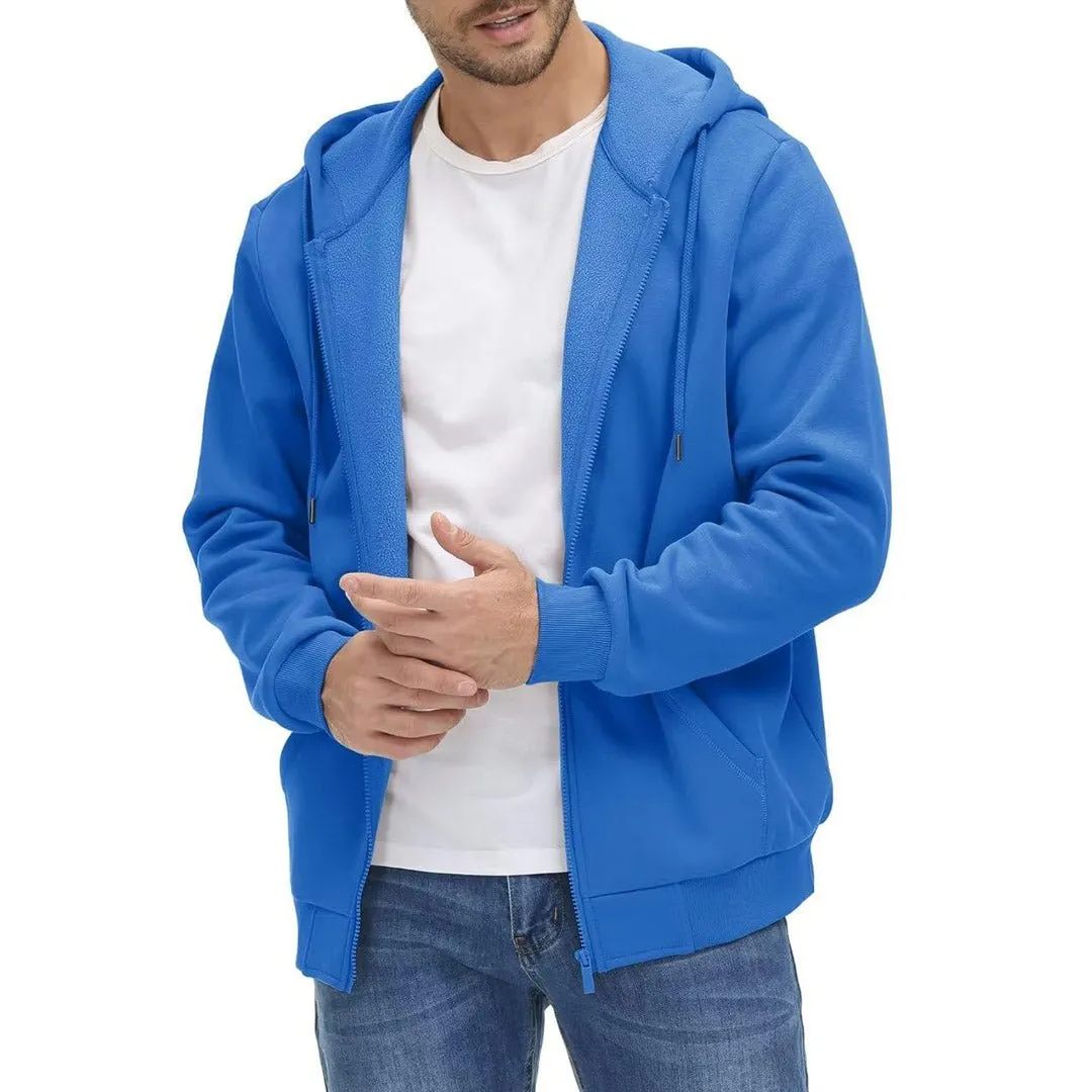 Men's Full Zip-Up Casual Active Hoodie sold by Tacvasen product image thumbnail 3