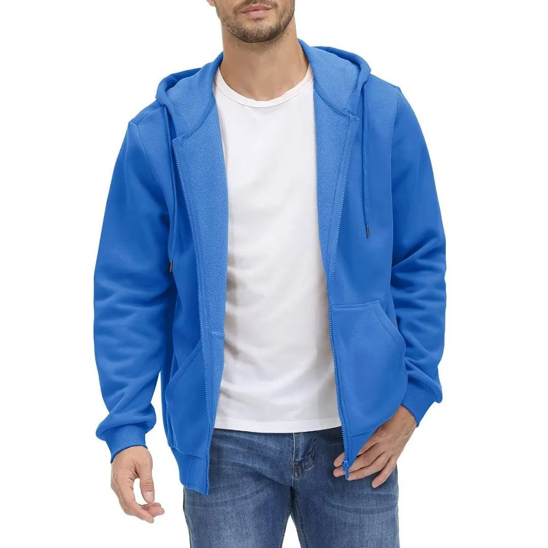 Men's Full Zip-Up Casual Active Hoodie sold by Tacvasen product image thumbnail 2