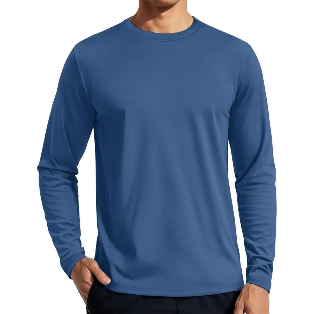 Men's UPF 80+ Sun Shirt Long Sleeve Rashguard Quick Dry Swim sold by Tacvasen product image thumbnail 5