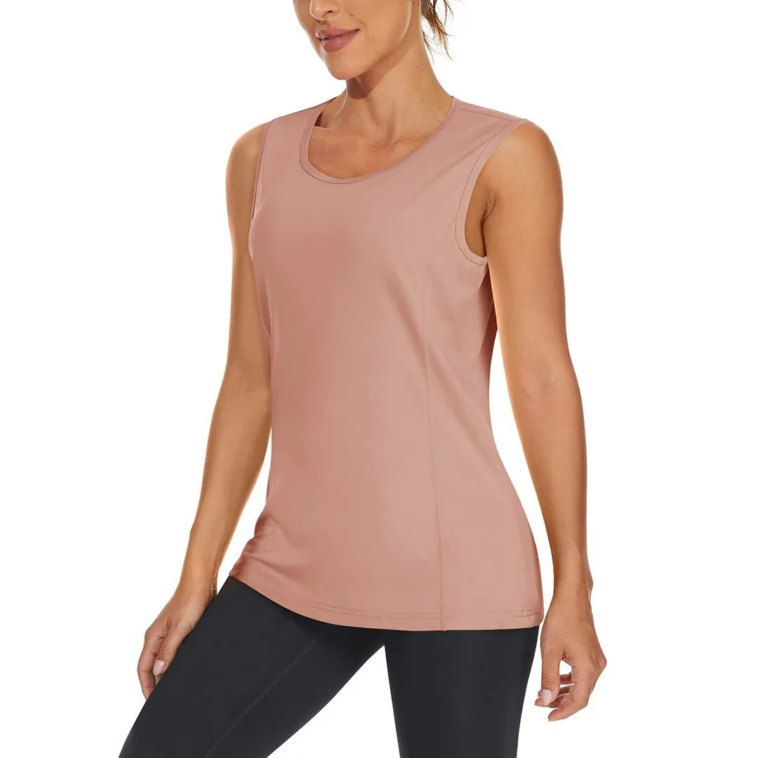 Women's Quick Dry Sun Protection UPF 80+ Running Yoga Tank Tops sold by Tacvasen product image thumbnail 5