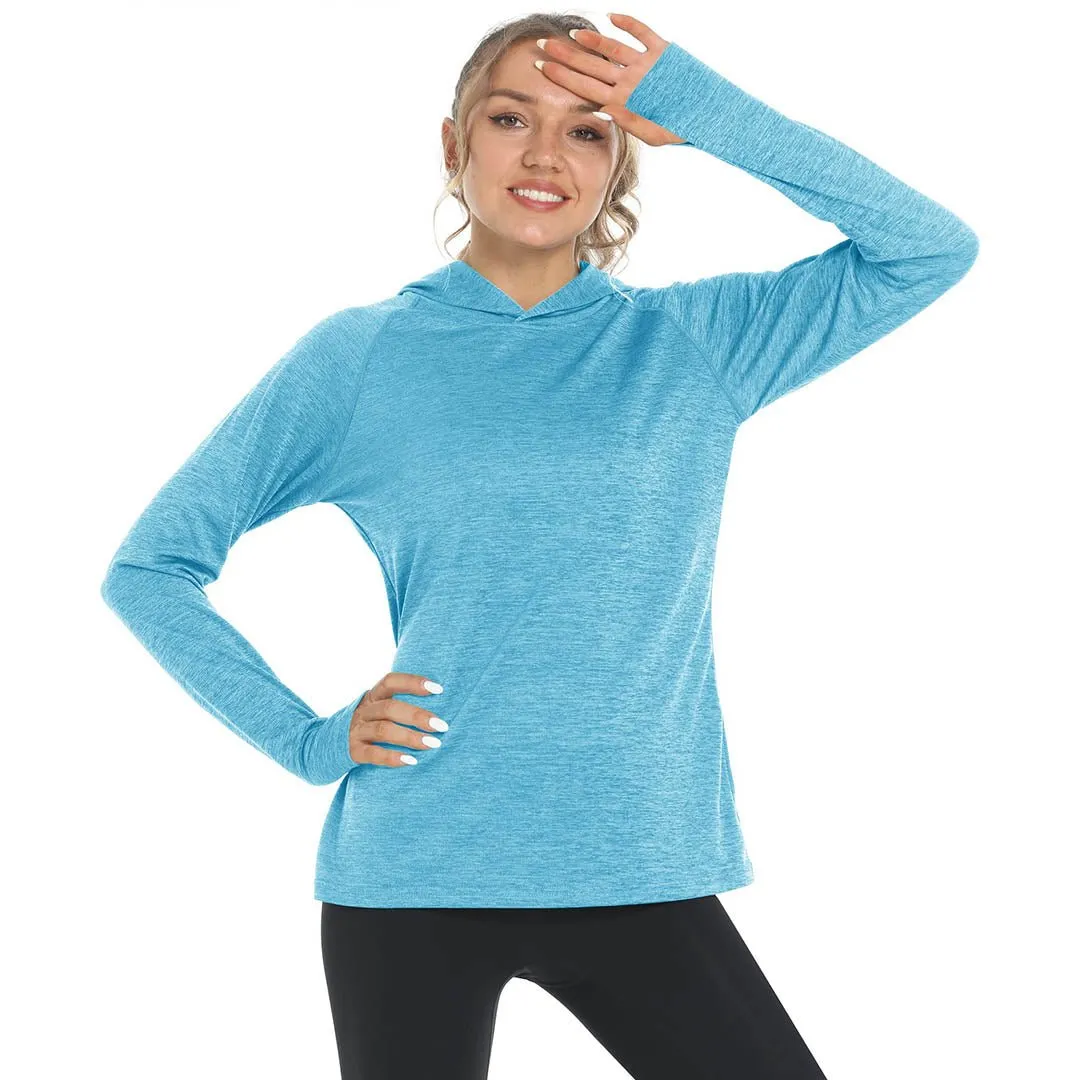 Women's Quick Dry UPF 50+ Hoodie Long Sleeve Shirts sold by Tacvasen product image thumbnail 2