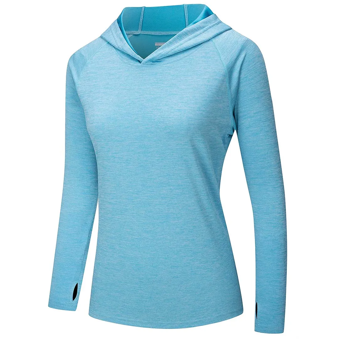 Women's Quick Dry UPF 50+ Hoodie Long Sleeve Shirts sold by Tacvasen product image thumbnail 3