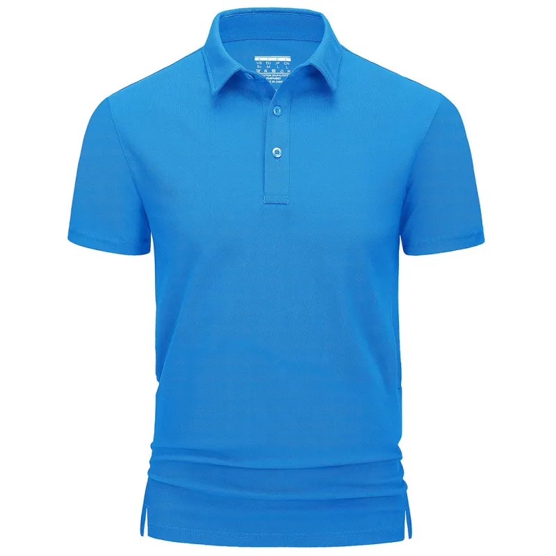 Men's Golf Tennis Casual Outdoor Summer Polo Collared Shirt sold by Tacvasen